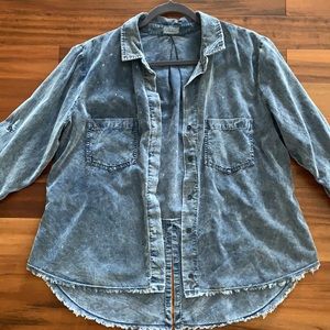 Blue Urban Outfitters button-down